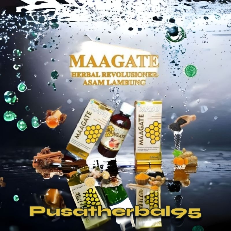 MADU MAAGATE Madu Maag Kronis Obat Asam Lambung  Gerd Tukak Lambung 100% Original