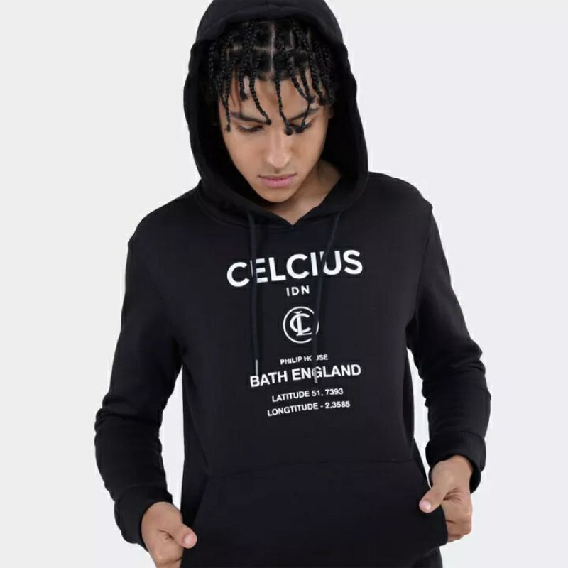 HOODIE BLACK CELCIUS IDN ORIGINAL DISTRO