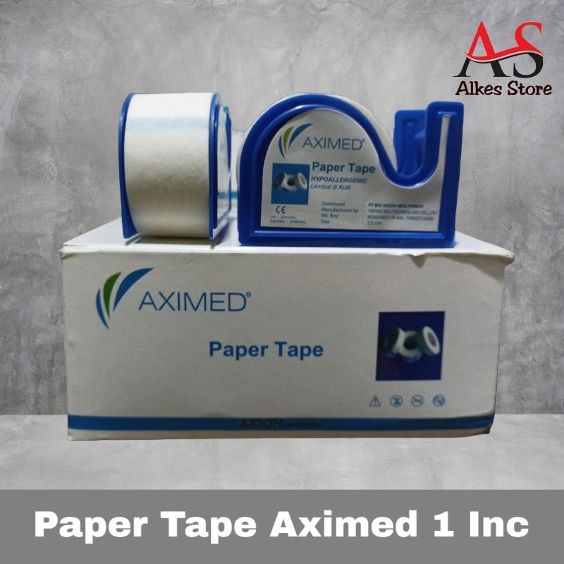 Paper Tape Aximed 2,5cmx9.14cm Plester Tape Aximed 1Inc Micropore