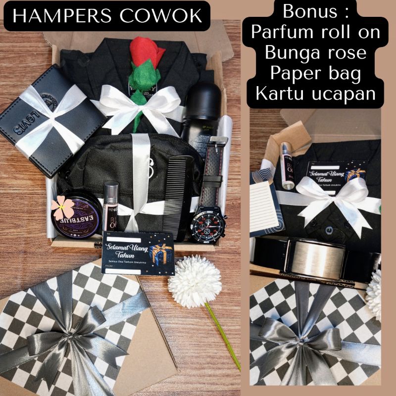 

Hampers cowok kado ulang tahun hadiah murah