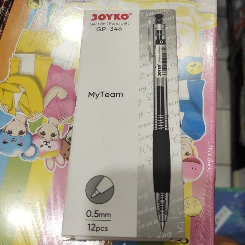 

joyko pulpen gel my team GP-346 / lusin