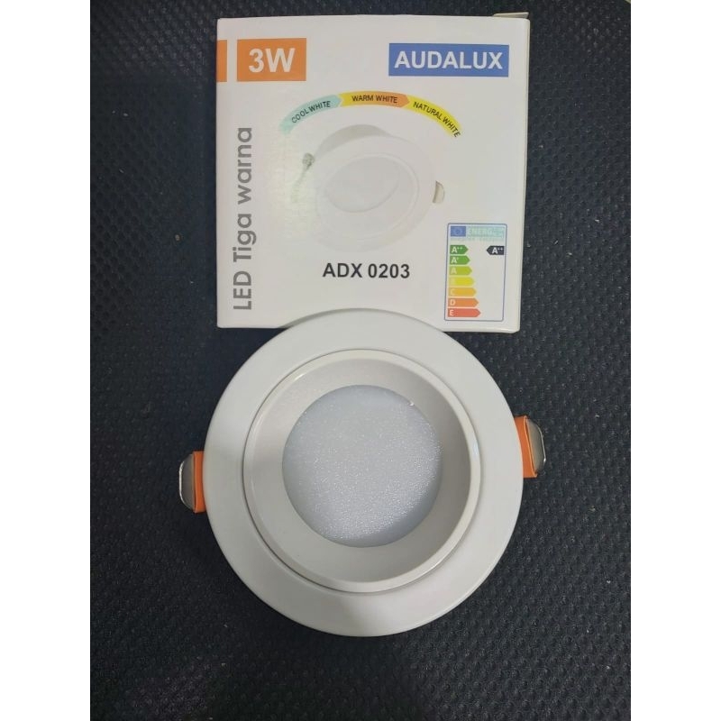 Downlight 3Watt 3Warna 3 W 3 Watt AUDALUX