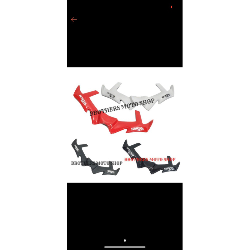 winglet adv 150/160 carbon kevlar karbon forged bebas request motif