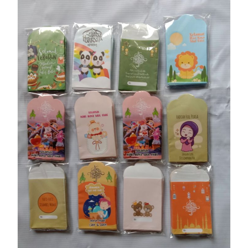 

Amplop Lebaran Idul Fitri isi 10 pcs motif karakter kartun lucu
