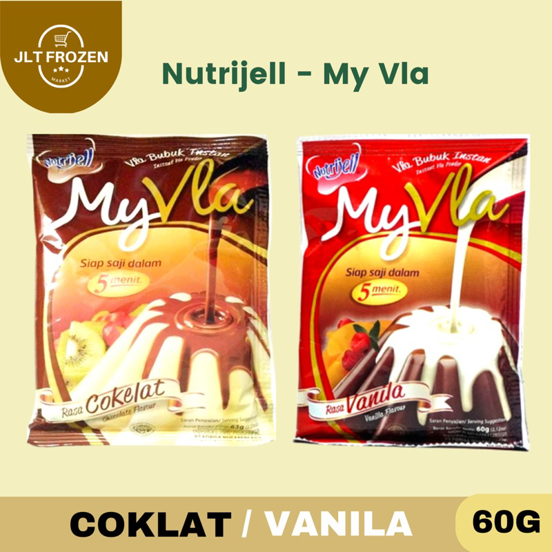 

Nutrijell My Vla Pudding Bubuk Instan Coklat / Vanila - 60g