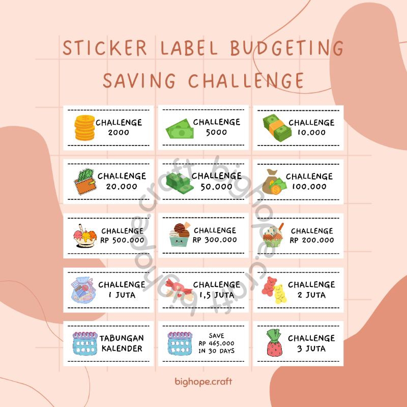 

STICKER LABEL SAVING CHALLENGE (ECER)