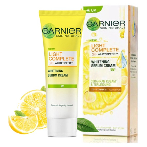 Garnier Bright Complete Whitening Serum Cream UV normal to oily