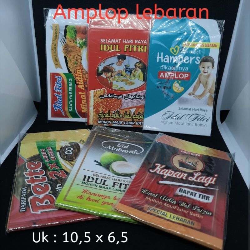 

Amplop lebaran uk: 10,5 x 6,5 cm