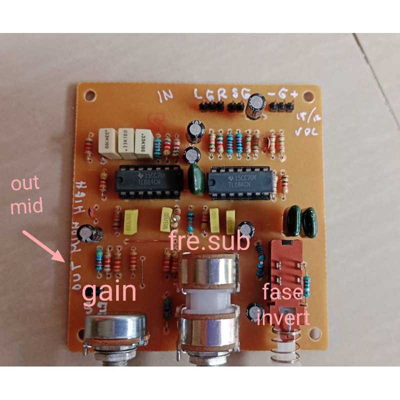 LPF filter subwofer 24db
