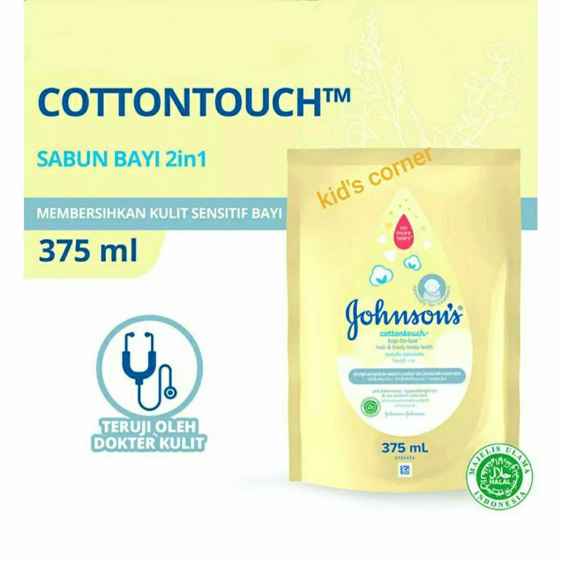 Johnson Hair &amp; Body Baby Bath 375ml