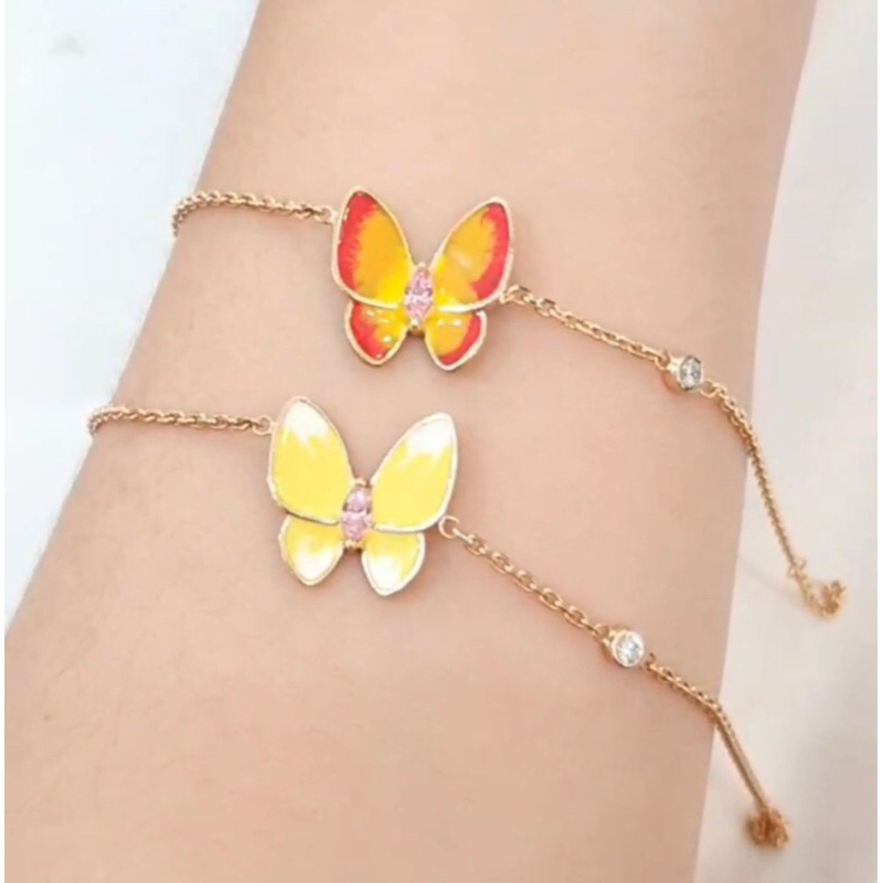 Gelang kupu2 fashion kadar 375/8karat panjang 16-18cm