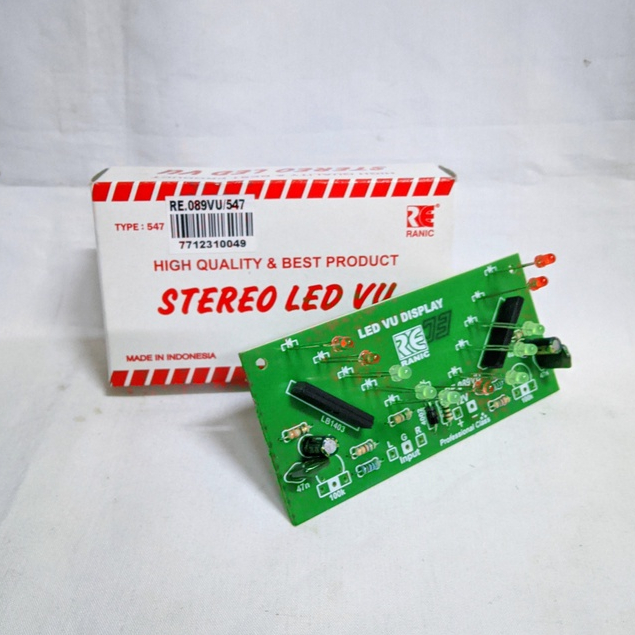Kit LED VU DISPLAY Power Amplifier Stereo Type RE.089VU/547