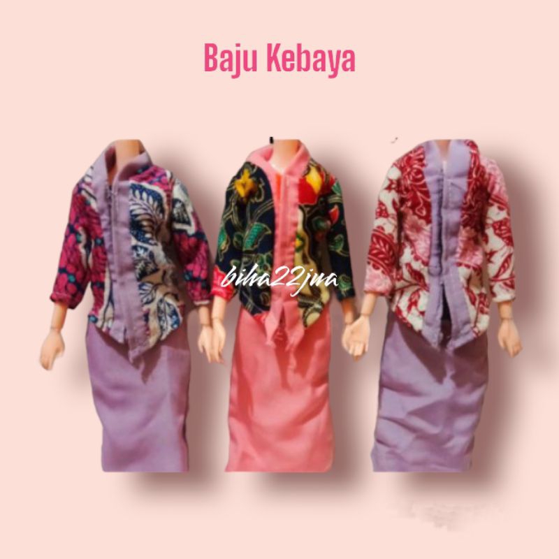 [biha22jua] Baju Boneka Kebaya/Baju Adat