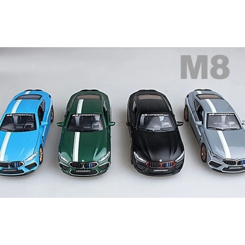 Diecast Mobil BMW M8 Manhart Skala 1:32 ALLOY Mobil Car Die-Cast Die Cast Miniatur