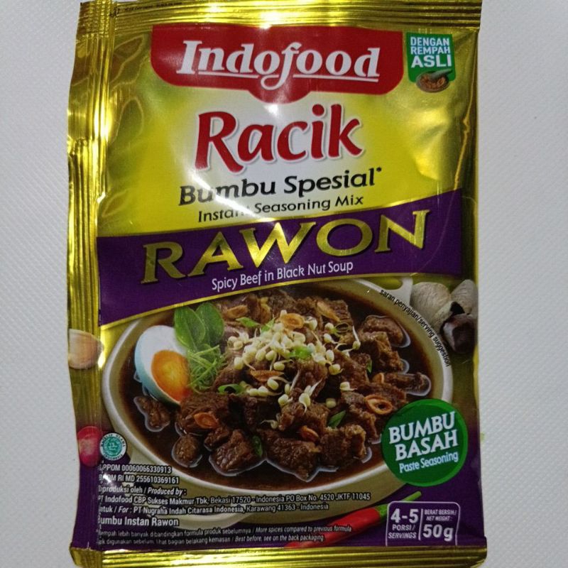 

BUMBU INSTAN INDOFOOD RACIK RAWON 50g BUMBU SACHET BUMBU DAPUR BUMBU REMPAH ASLI BUMBU BASAH BUMBU BUBUK BUMBU TERLARIS BUMBU TERENAK BUMBU TERPOPULER BUMBU PROMO BUMBU TERMURAH BUMBU TERBAIK BUMBU PRAKTIS BUMBU MASAKAN INDONESIA BUMBU PELENGKAP TOP NO.1