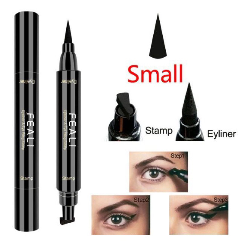 FEALI Eyeliner Stamp 2in1 Waterproof Liquid Duo Eyeliner Wing With Stamp