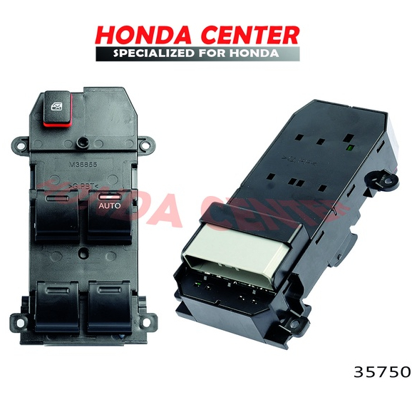 saklar switch tombol master power window honda city gm2 2009 2010 2011 2012 2013 35750-TM0-Z01