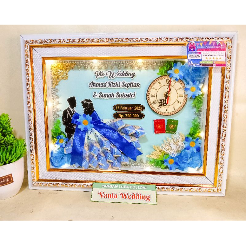 Mahar Pernikahan Gaun / Mahar Pernikahan Jam / Bingkai Mahar Murah