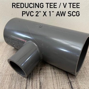 Reducing Tee/ Verlop Tee PVC 2"x1" AW SCG