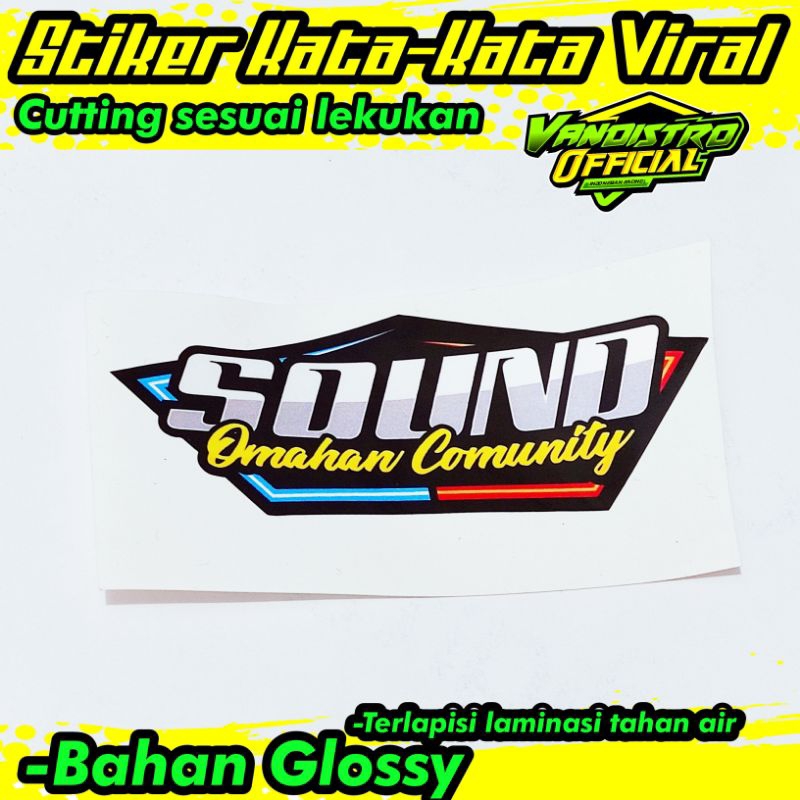 stiker sound omahan