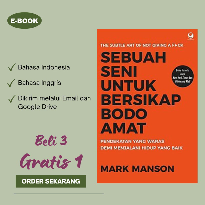 

Sebuah Seni untuk Bersikap Bodo Amat