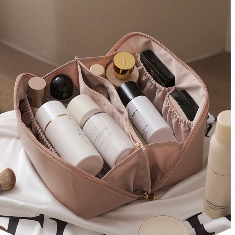 cosmetic pouch ukuran besar jumbo anti air tas kosmetik dan brush makeup travel organizer aesthetic kekinian murah viral premium PO18