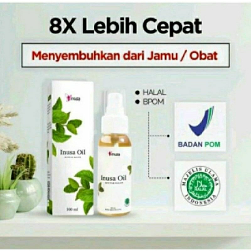 INUSA OIL ASLI - MINYAK BALUR HERBAL ORIGINAL