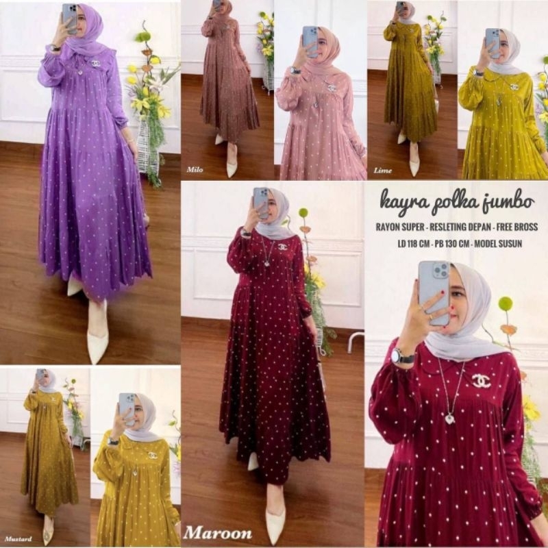 Gamis Susun Rempel kayra Jumbo