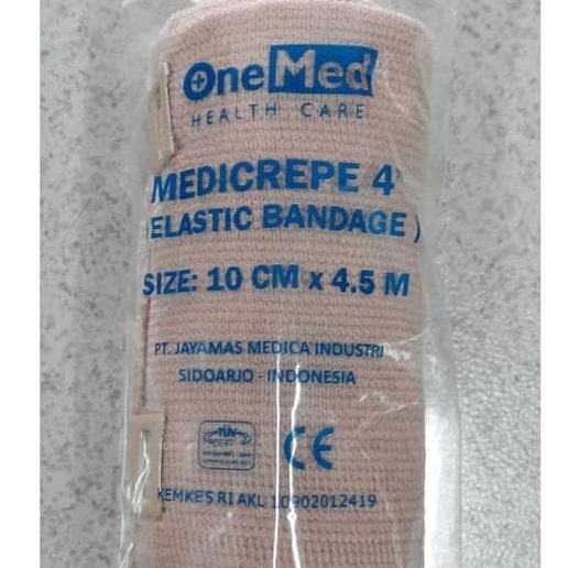 Medicrepe 4 Inchi (10 cm X 4.5 M) / Perban Elastis / Alat Kesehatan Patah Tulang