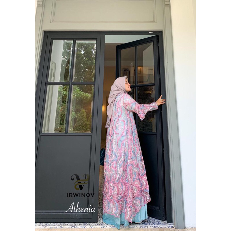 ATHENIA IRWINOV,BAJU BRUKAT BRANDED,IRWINOV ORIGINAL,GAMIS LEBARAN,DRESS BRUKAT PREMIUM