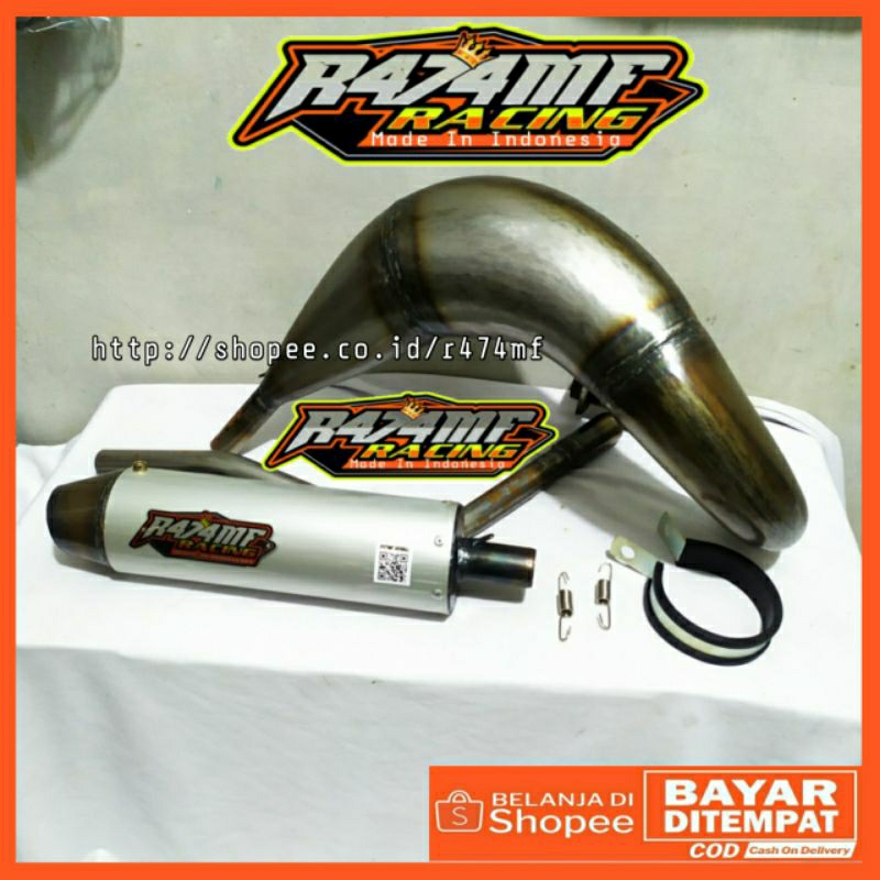 Knalpot Udang Ninja Trail type YZ original R474MF