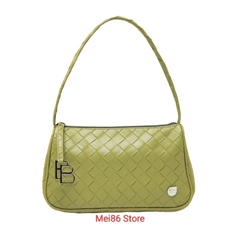 Brunbrun Paris Charey Shoulder Green Tas Bahu Wanita
