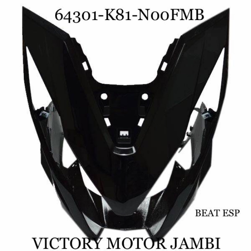 KAP COVER PANEL DEPAN BEAT ESP 2016 HITAM 64301-K81-N00FMB HONDA AHM