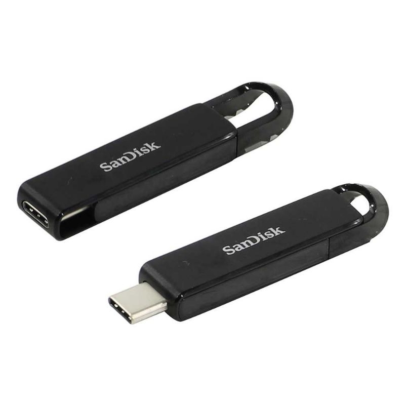 SanDisk Ultra 256GB USB Type C 3.1 Flashdisk - SDCZ460 Hitam