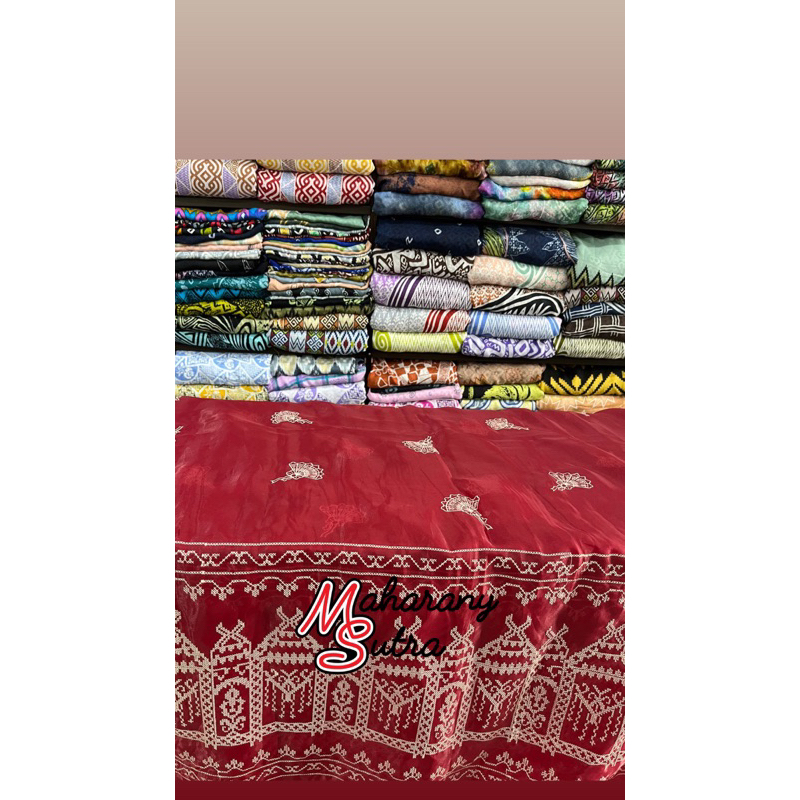 Organdi bordir motif lamming