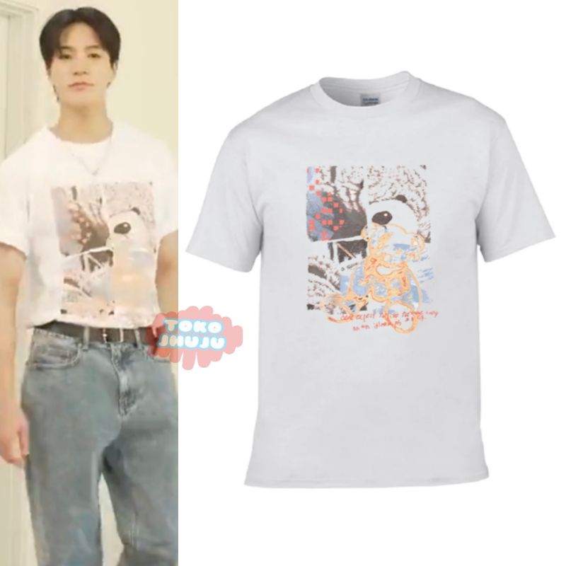 Kaos Jeno NCT Dream x Tedy 2023 detail Tedy design