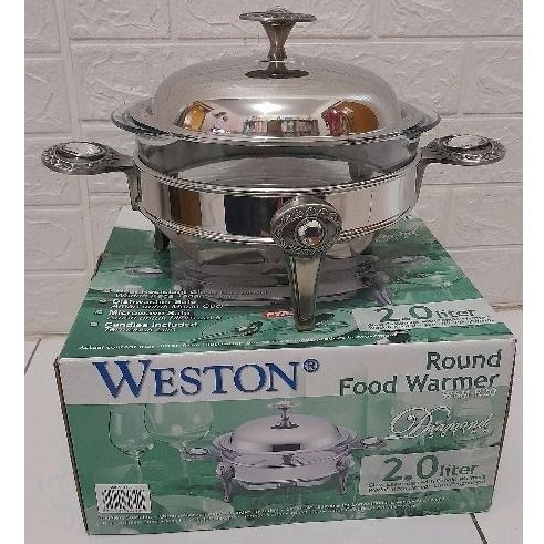 prasmanan round food warmer diamon series 2 liter, weston