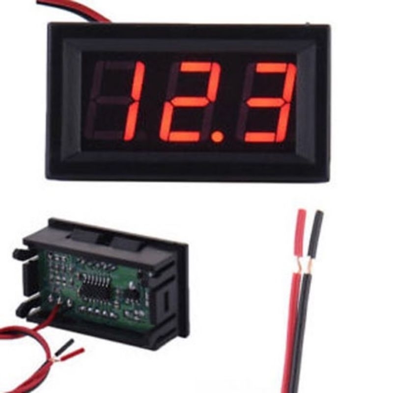 volt meter motor volt meter aki digital alat pengukur aki motor