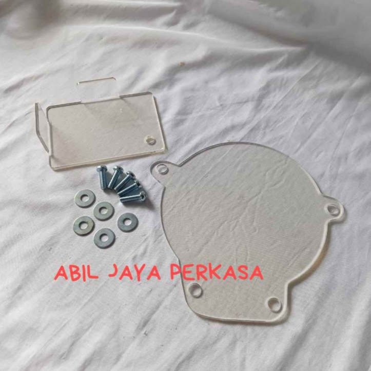 COVER CVT AEROX NEW AKRILIK TUTUP COVER CVT AEROX NEW FREE BAUT [AJP]