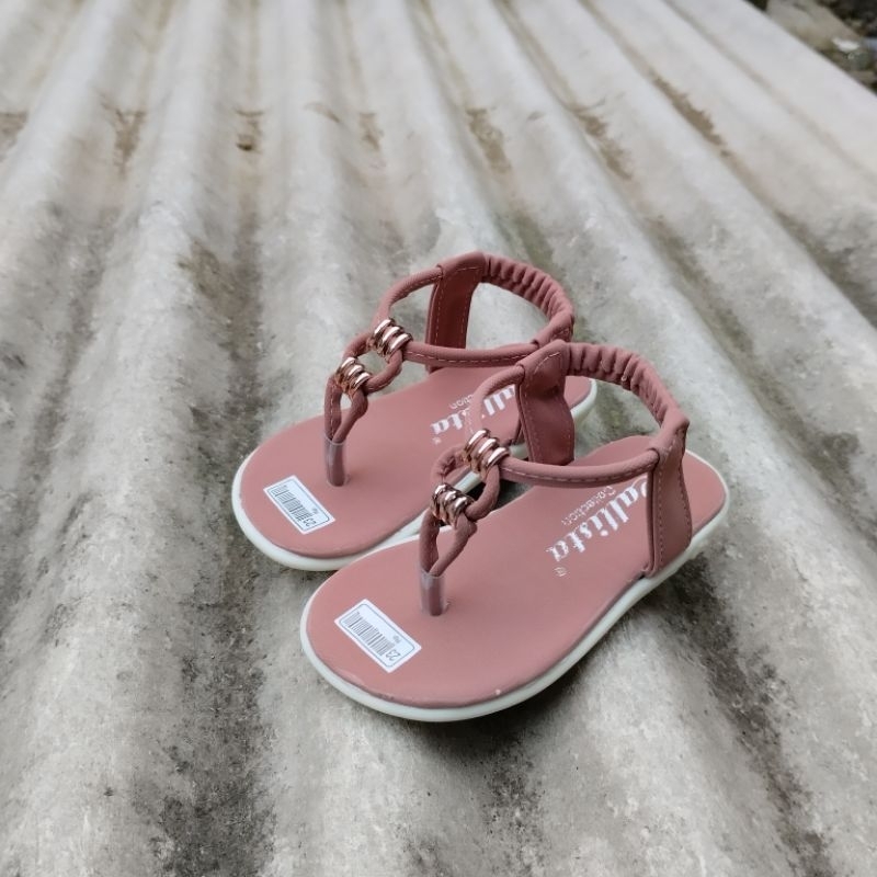 sandal anak perempuan size 22-25