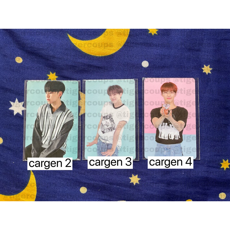 pc cargen 2 3 4 hoshi seventeen svt photocard murah binder carat generation