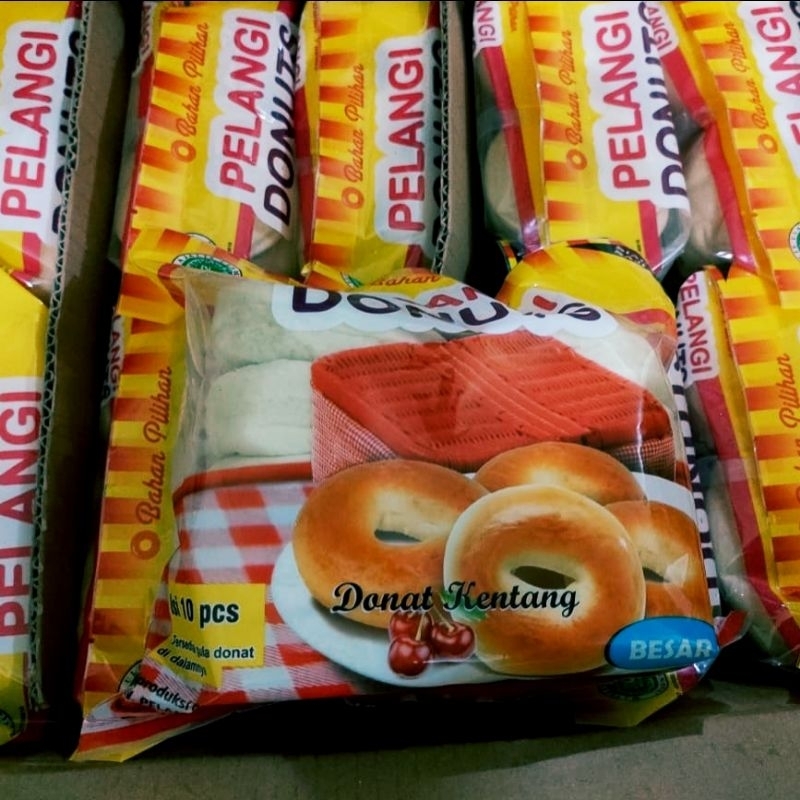 

DONAT KENTANG PELANGI JUMBO / donat enak / donat hits / donat murah