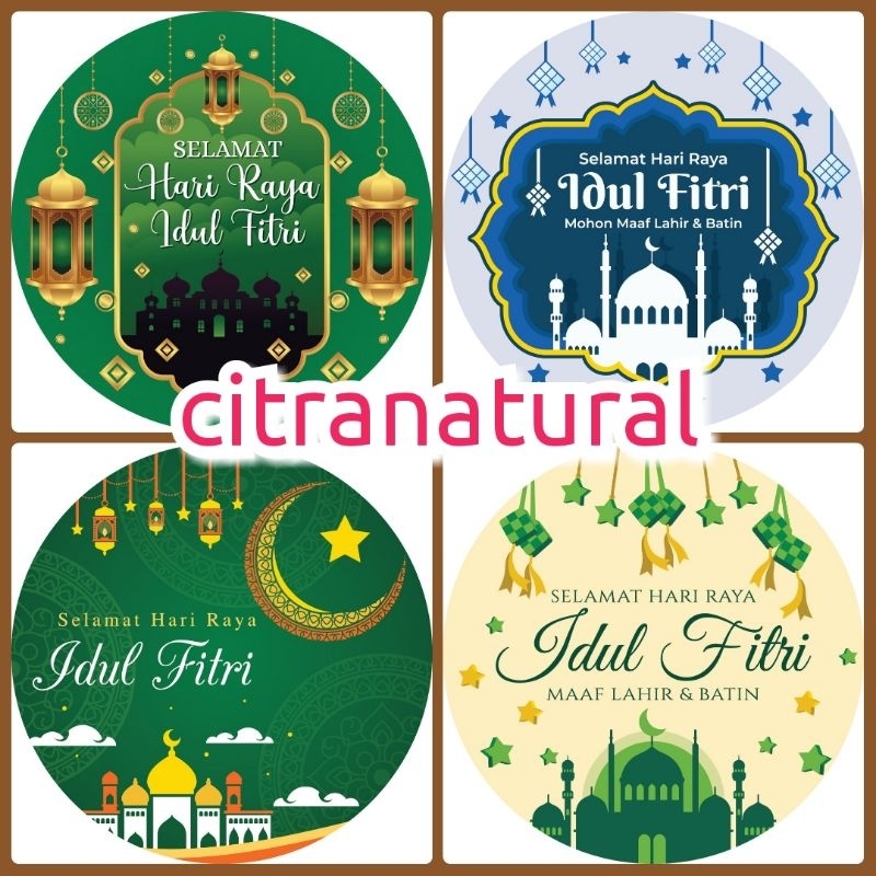 

stiker toples, stiker lebaran, hangtag lebaran