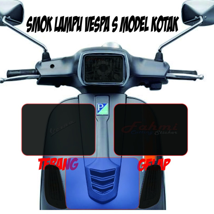 SMOK LAPU DEPAN VESPA S LAMPU KOTAK