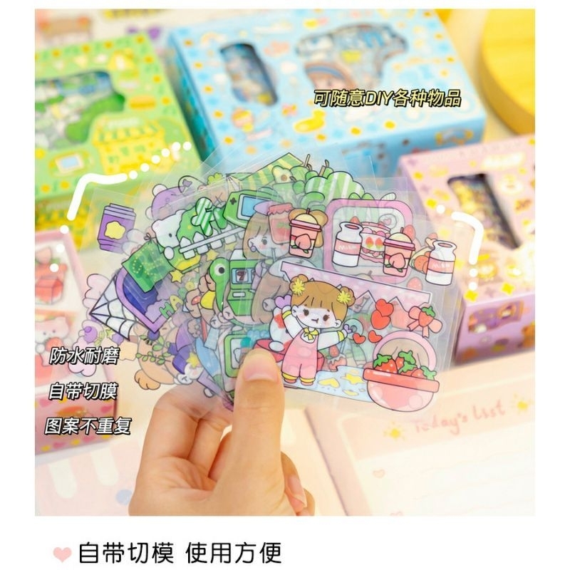 

STIKER MOMO SET ROLL STIKER 2D MOMO VERSI ROLL DUS KECIL