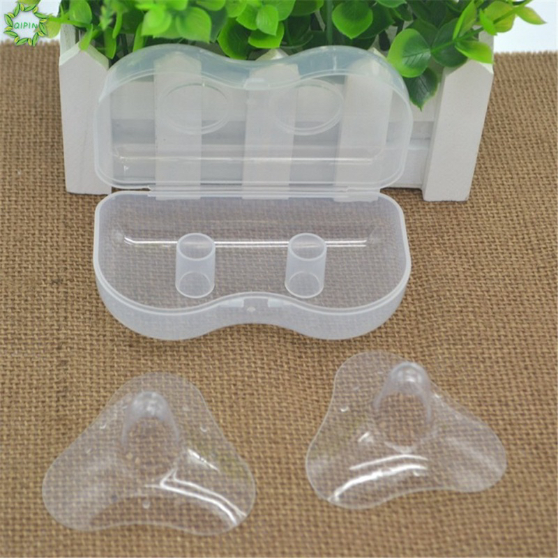 2pcs Nipple Shield Silikon Pelindung Puting Ibu Menyusui 1 pasang