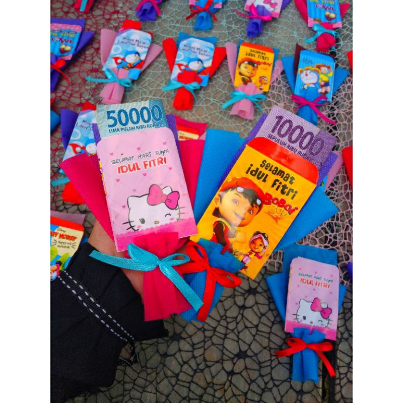 

Buket THR Amplop Angpau |Buket Amplop Lebaran|Buket Amplop Mini