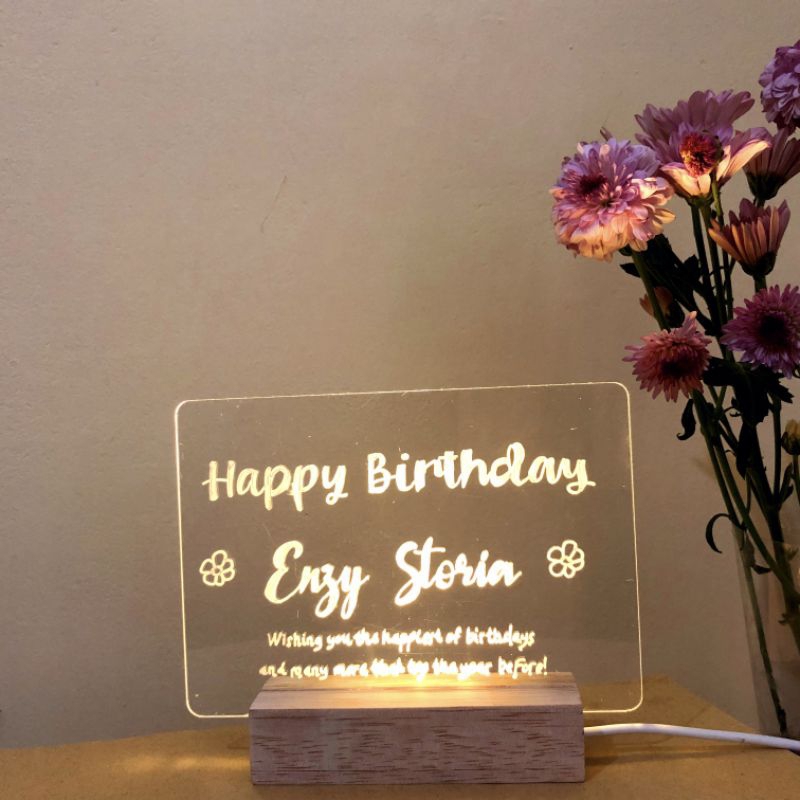 Akrilik Lettering, Ucapan Akrilik, Gift Hadiah Ulang Tahun, Hadiah Wisuda, Hadiah Wedding, Hadiah Op