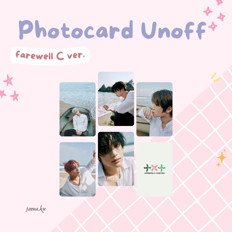 [TXT] PHOTOCARD UNOFF TEMPTATION FAREWELL VER