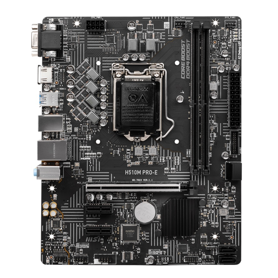 Motherboard MSI H510M PRO E Micro ATX LGA 1200 H510 DDR4 USB 3.2